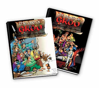 DEATH & LIFE OF GROO Ltd. Book by Aragon�s & Evanier