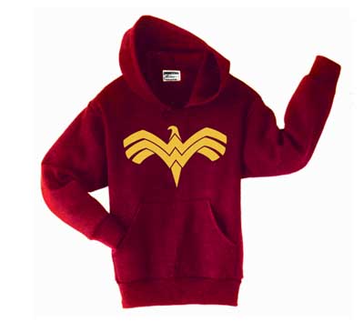 WONDER WOMAN SYMBOL Red Hoodie