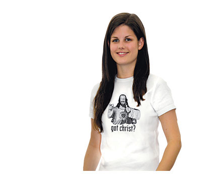 CLERKS II: GOT CHRIST ? Women's Tee  L/A