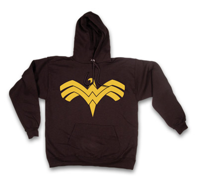 WONDER WOMAN SYMBOL Black Hoodie