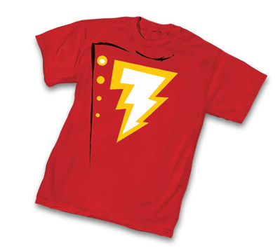 shazam logo t shirt