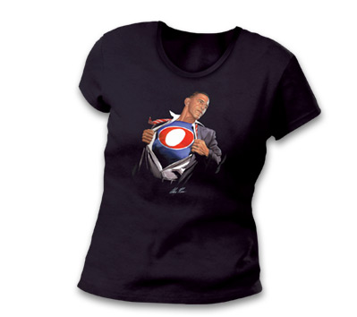 OBAMA: TIME FOR A CHANGE Women's Tee by Ross  L/A