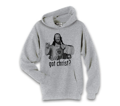 GOT CHRIST? HOODIE (Grey)