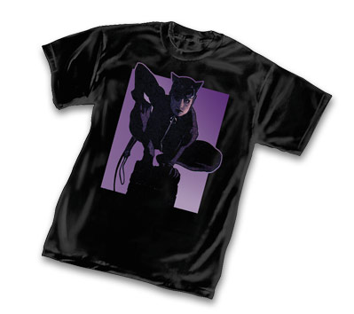 CATWOMAN PEDESTAL T-Shirt by Adam Hughes