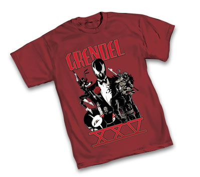 GRENDEL: 25th ANNIVERSARY T-SHIRT by Matt Wagner  L/A