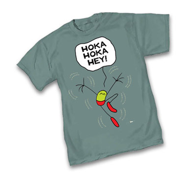 BEANWORLD: HOKA HOKA HEY T-Shirt by Larry Marder
