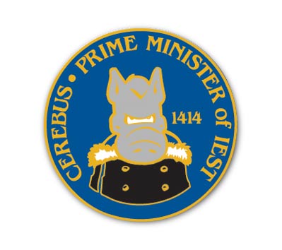 CEREBUS #3: PRIME MINISTER Cloisonne Pin