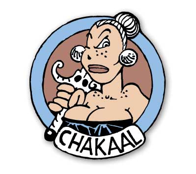 GROO #6: CHAKAAL Cloisonne Pin