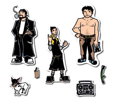 JAY & SILENT BOB Magnet Set