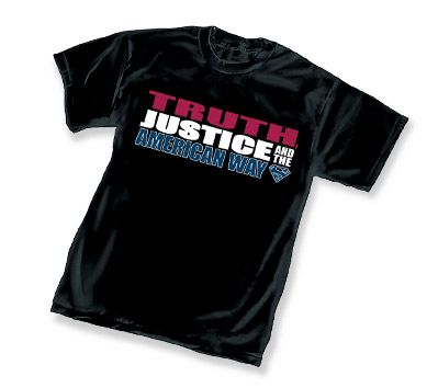 TRUTH, JUSTICE AND THE AMERICAN WAY LOGO T-Shirt  L/A