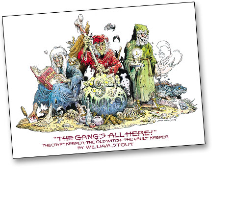 E.C. COMICS: THE GANG'S ALL HERE by Bill Stout