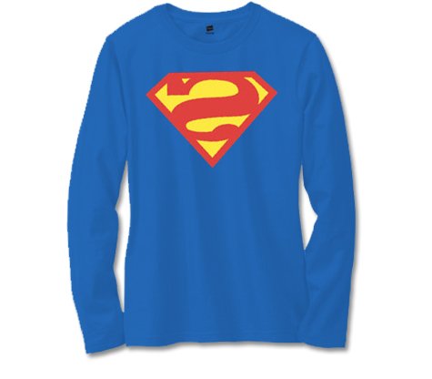 BIZARRO SUPERMAN SYMBOL Long-Sleeve Shirt  L/A
