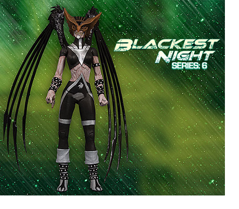 BLACKEST NIGHT: SERIES 6  HAWKGIRL ACTION FIGURE