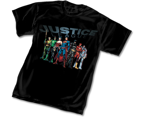 JUSTICE LEAGUE T-Shirt by Jim Lee  L/A