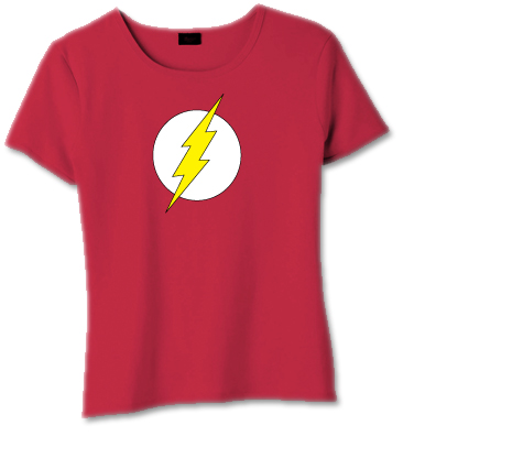 FLASH SYMBOL II Women's Tee (red) 