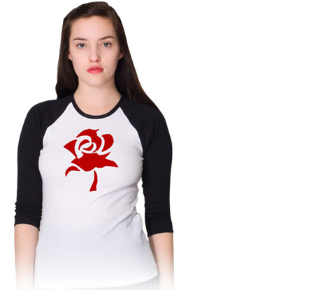 FABLES: RED ROSE Baseball Shirt  L/A