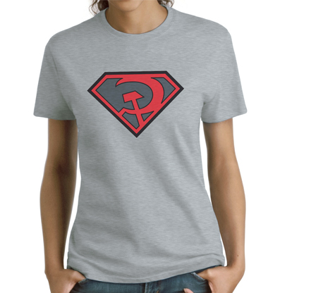 SUPERMAN:&#8200;RED&#8200;SON&#8200;SYMBOL Womens Tee