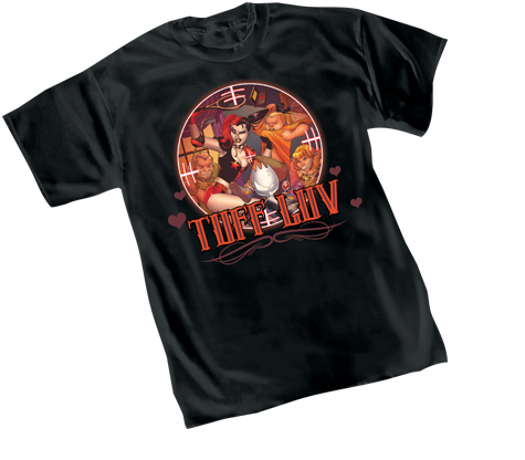 HARLEY&#8200;QUINN: TUFF&#8200;LUV T-Shirt by Amanda Conner