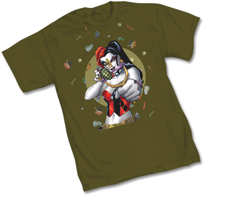 HARLEY&#8200;QUINN: STINK-BOMB T-Shirt by Amanda Conner