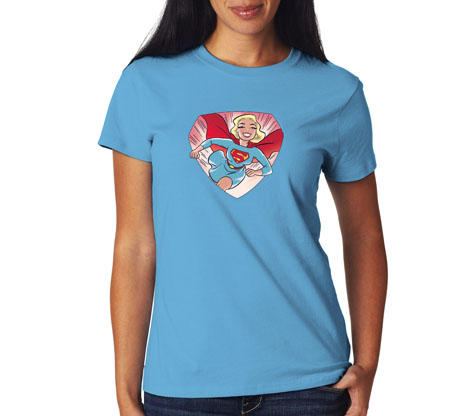 SUPERGIRL&#8200;TO THE RESCUE Womens Tee by Darwin Cooke