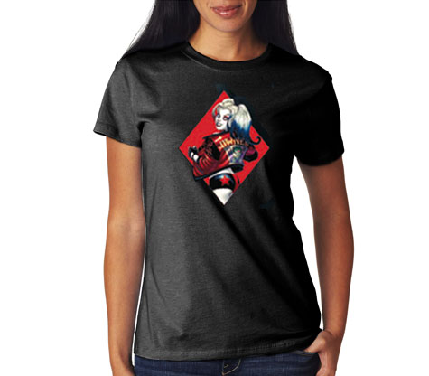 HARLEY QUINN: DIAMOND Women's Tee by Amanda Conner