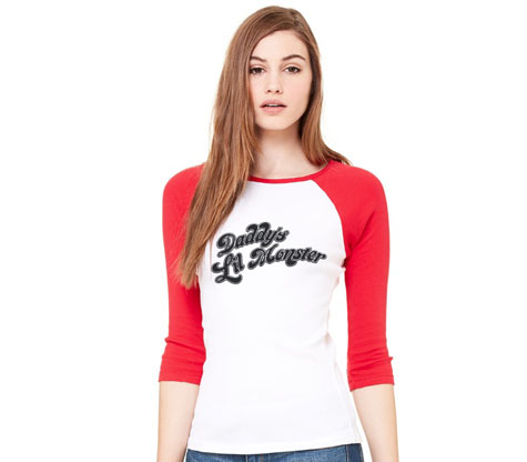 SUICIDE SQUAD: HARLEY DLM Baseball Shirt