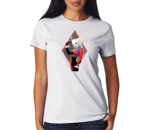 HARLEY QUINN: GEM Womens Tee by Michael Turner