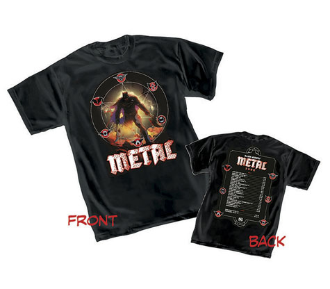 DARK NIGHTS: METAL TOUR T-Shirt by Greg Capullo