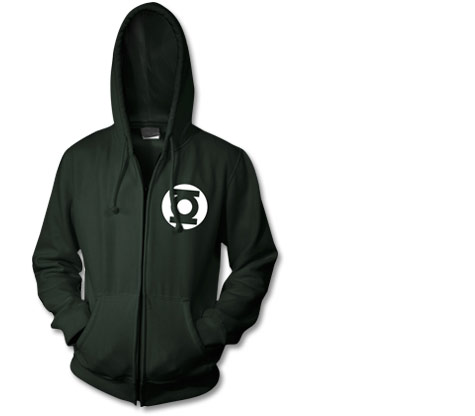 Green Lantern Symbol Zip-up hoodie 