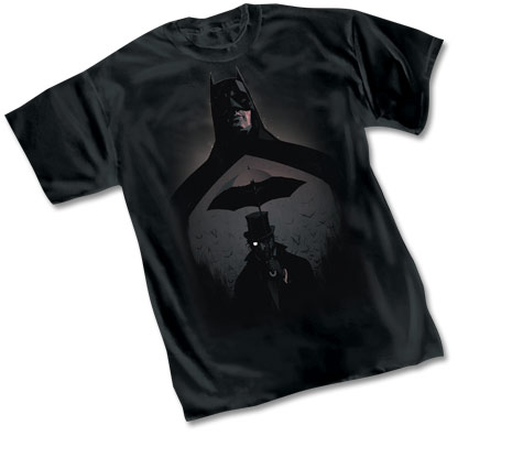 BATMAN / PENGUIN T-Shirt by Olly Moss