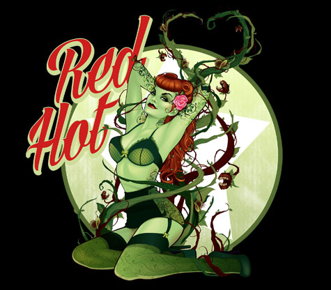 BOMBSHELL: POISON IVY Women's Tee by Ant Lucia 