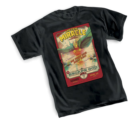 MISTER MIRACLE: ESCAPE GOD WORLD TOUR T-Shirt by Mitch Gerads